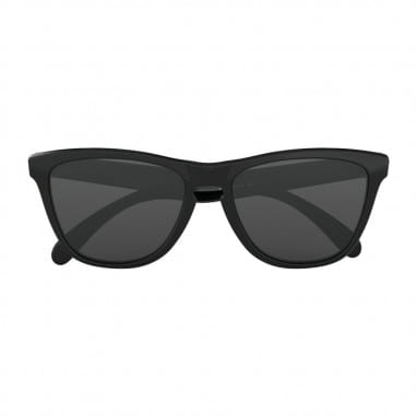 Frogskins Noir poli - Gris