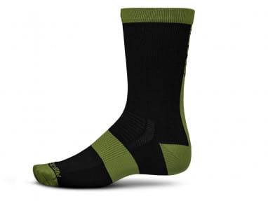 Mullet Merino Socks - Black/Olive