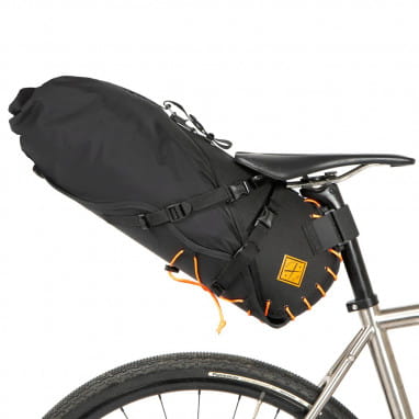 Saddle bag with drybag - 18 L - orange