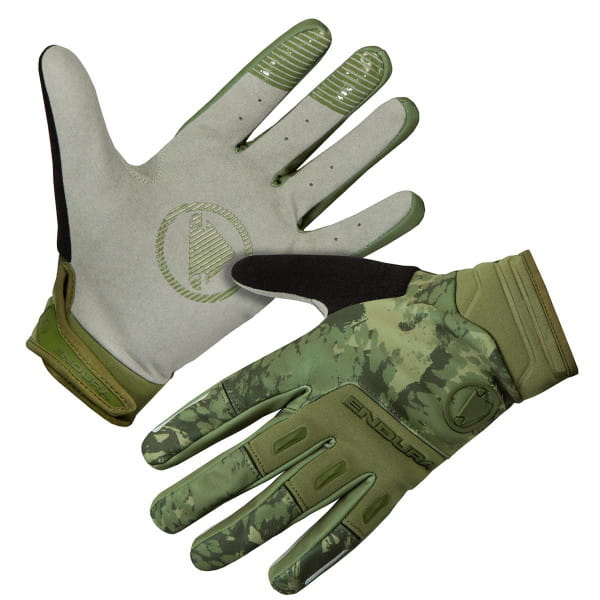 SingleTrack Winddichter Handschuh - Olivgrün