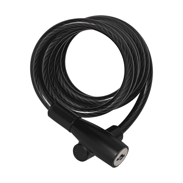 Cerradura de cable en espiral 3506K/180 - Negro