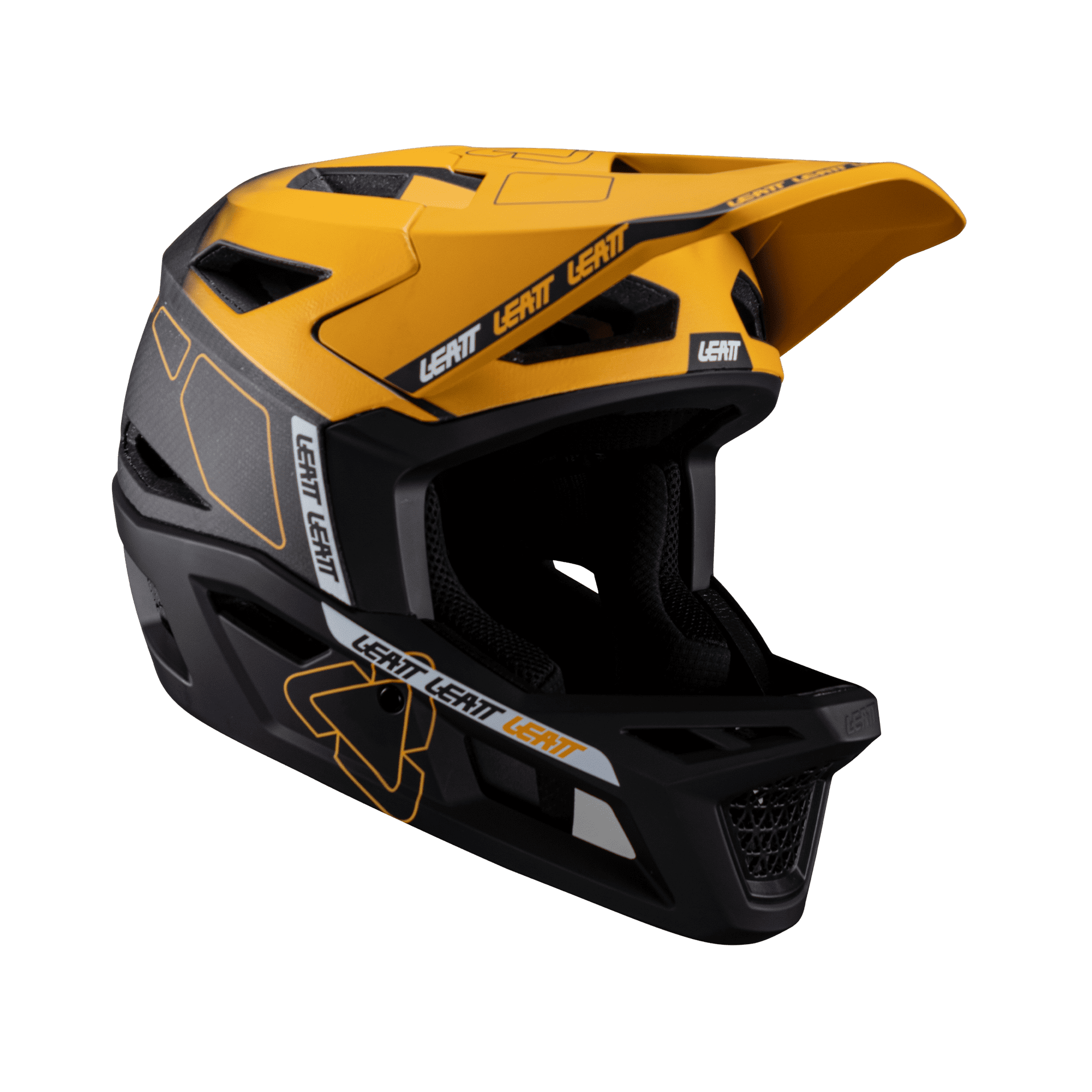 Leatt Helm MTB Gravity 6.0 Carbon - Gold, Fullface-Helme