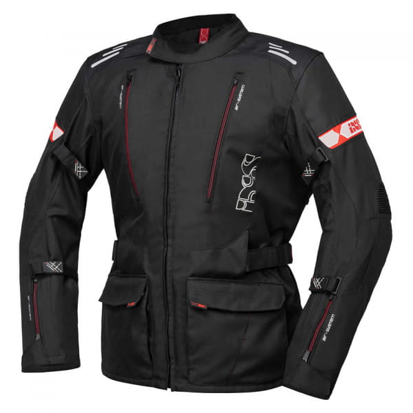 Tour jacket Lorin-ST - black-red