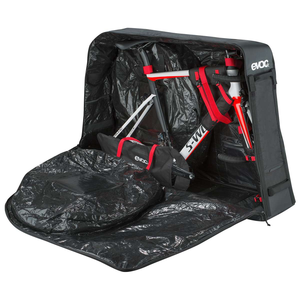 Evoc Travel Bag 285L Carrying Bag - Multi | Bike Travel Bags Evoc Travel Bag 285L Carrying Bag - Multi | Bike Travel Bags