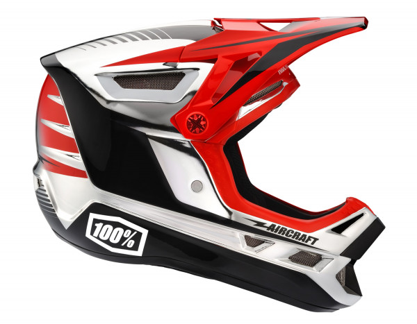 Aircraft Downhill Helm Twinblaze Chrome