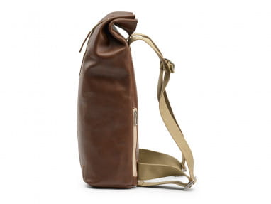 Pickwick Borsa rigida in pelle 26L Marrone