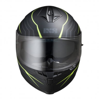 Full face helmet iXS1100 2.1 black-yellow fluo matt