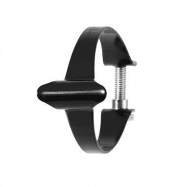 Top tube cable clamps - Black