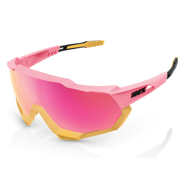 Speedtrap - Mirror Lens - Matte Washed Out Neon Pink