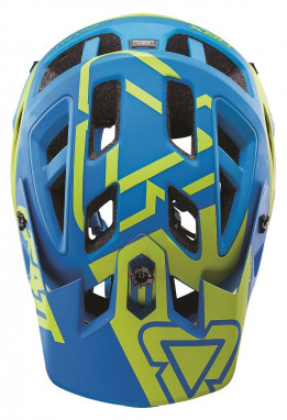 DBX 3.0 Enduro Helm - blue/lime