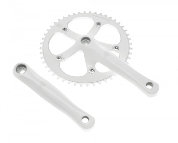 Track Kurbelgarnitur 165mm 48T weiss