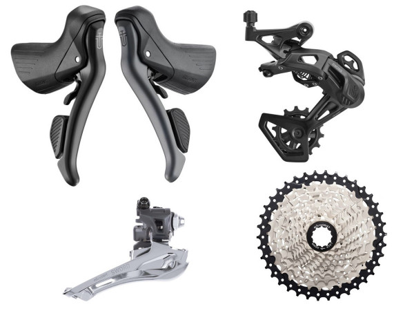 Sword Black Groupset 2x, 38T