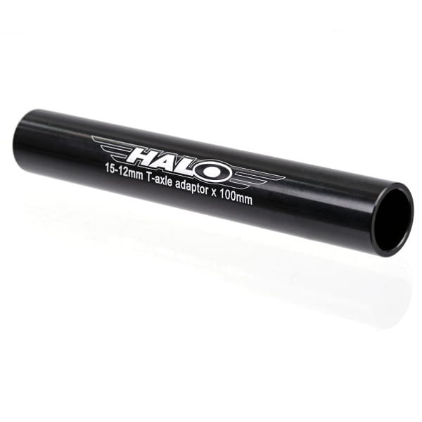 Halo Steckachsenadapter 15 zu 12 mm - Schwarz | Laufrad-Zubehör