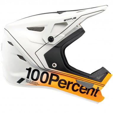 Status Helmet - White/Orange