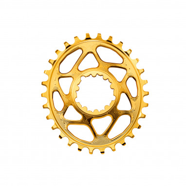 SRAM GXP Direct Mount Kettenblatt - Oval - 6 mm Offset - gold