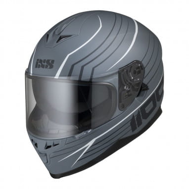 Full face helmet iXS1100 2.1 gray-white matt