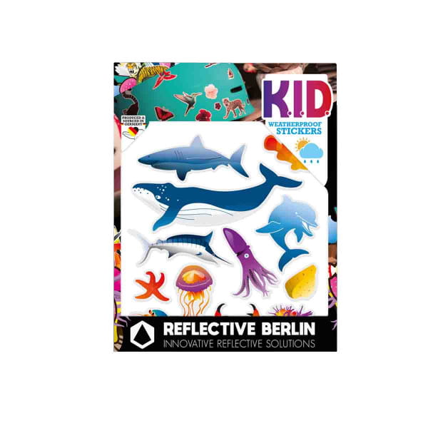 Reflective K.I.D. - Reflective Sticker - Aqua