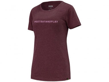 Getoutandplay T-shirt en coton organique pour femme - Raisin
