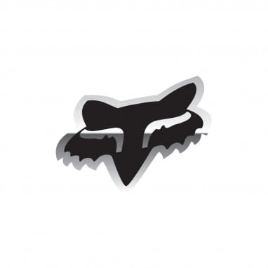 FOX HEAD Sticker - 1.75'' - Chroom