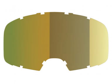 Gespoten spiegel enkele vervangingslens (Anti-Fog) - spiegel goud