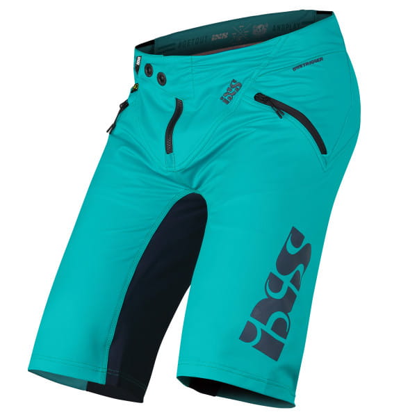 Trigger bike shorts short - Turquoise/Black