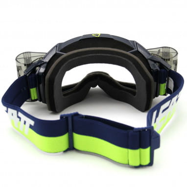 Velocity 5.5 Goggle with Roll-Off System Clear - Dark Blue/Neon Yellow
