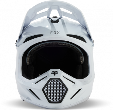 V3 RS Carbon Solid Helmet - White