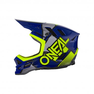 Blade Polyacrylite Delta - Fullface Helmet - Blue/Neon Yellow