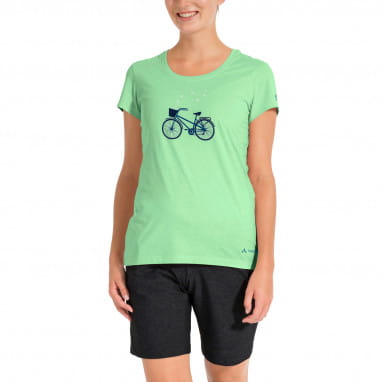 Femme cycliste - T-Shirt vert clair
