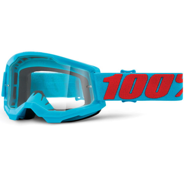 Strata Gen.2 Anti Fog Goggles Clear - Blue/Red
