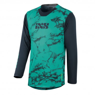 Trigger X Air Jersey Lange Mouw - Turquoise/Blauw
