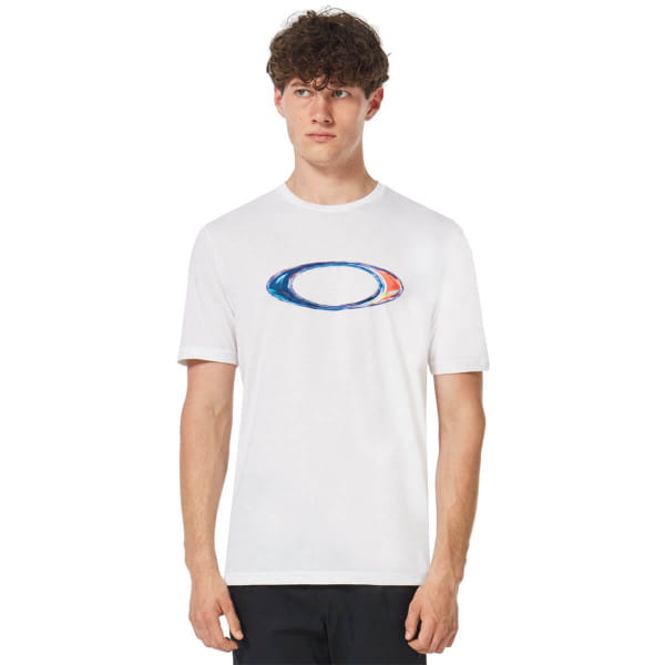 Marble Ellipse Tee - White