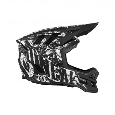 Blade Hyperlite Helm Rider - Fullface Helm - Zwart/Wit