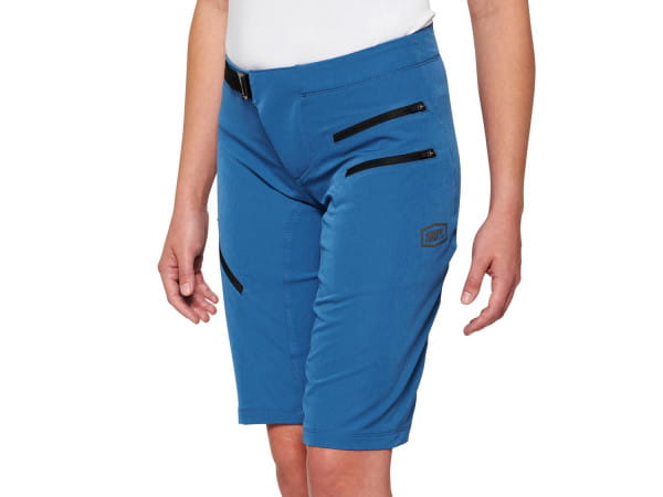 Airmatic Pantalones Cortos Mujer - Azul Pizarra