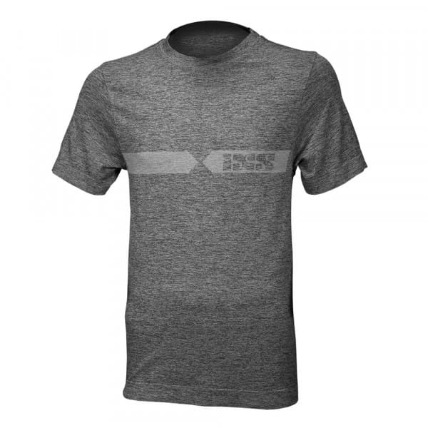 Functional T-shirt Melange light grey dark grey