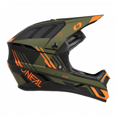 BACKFLIP Helmet STRIKE V.23 black/orange/olive