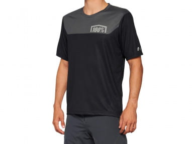 Airmatic Short Sleeve Jersey - Black/Charcoal