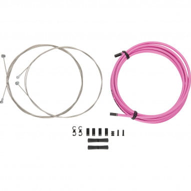 Brake cable set Universal Sport - pink