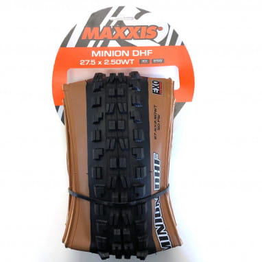 Neumático plegable Minion DHF WT Skinwall 27.5x2.50 pulgadas - DualCompound TR EXO