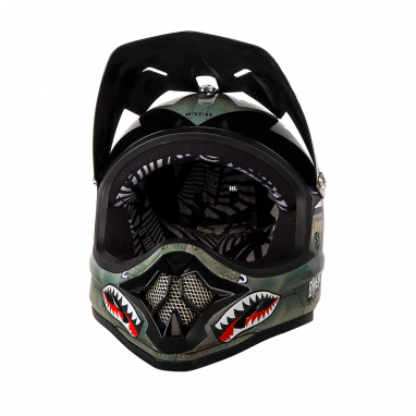 Backflip RL2 Wingman DH Helm - metal/white