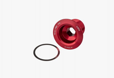 Cinch NDS Crank Arm Schroef M18 - Rood Glimmend