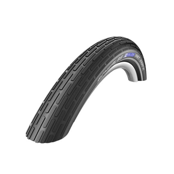 Fat Frank clincher tire - 26x2.35 inch - K-Guard - reflective stripes - black