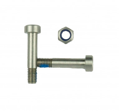 Nerd Shock bolts + Nut - Silver