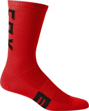 8" Flexair Merino Sock Fluorescent Red