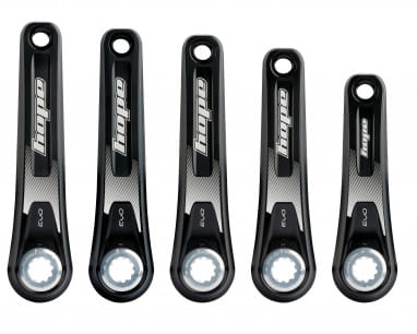 EVO Crankset without Spider 68/73 mm - Black