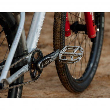 Trail ROC Plus bike pedals - silver