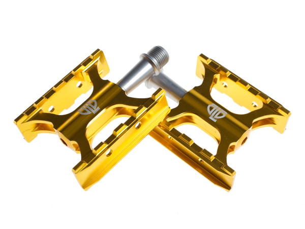 Track pedals - gold