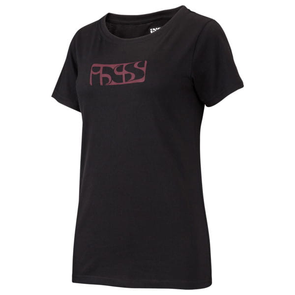Brand Ladies T-Shirt - Noir/Eubergine