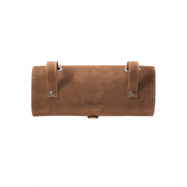 Sac de selle en cuir Challenge - dark tan