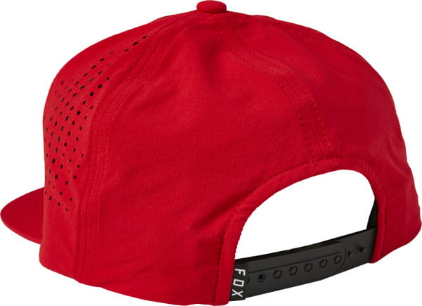 BADGE SNAPBACK HAT - Flame Red
